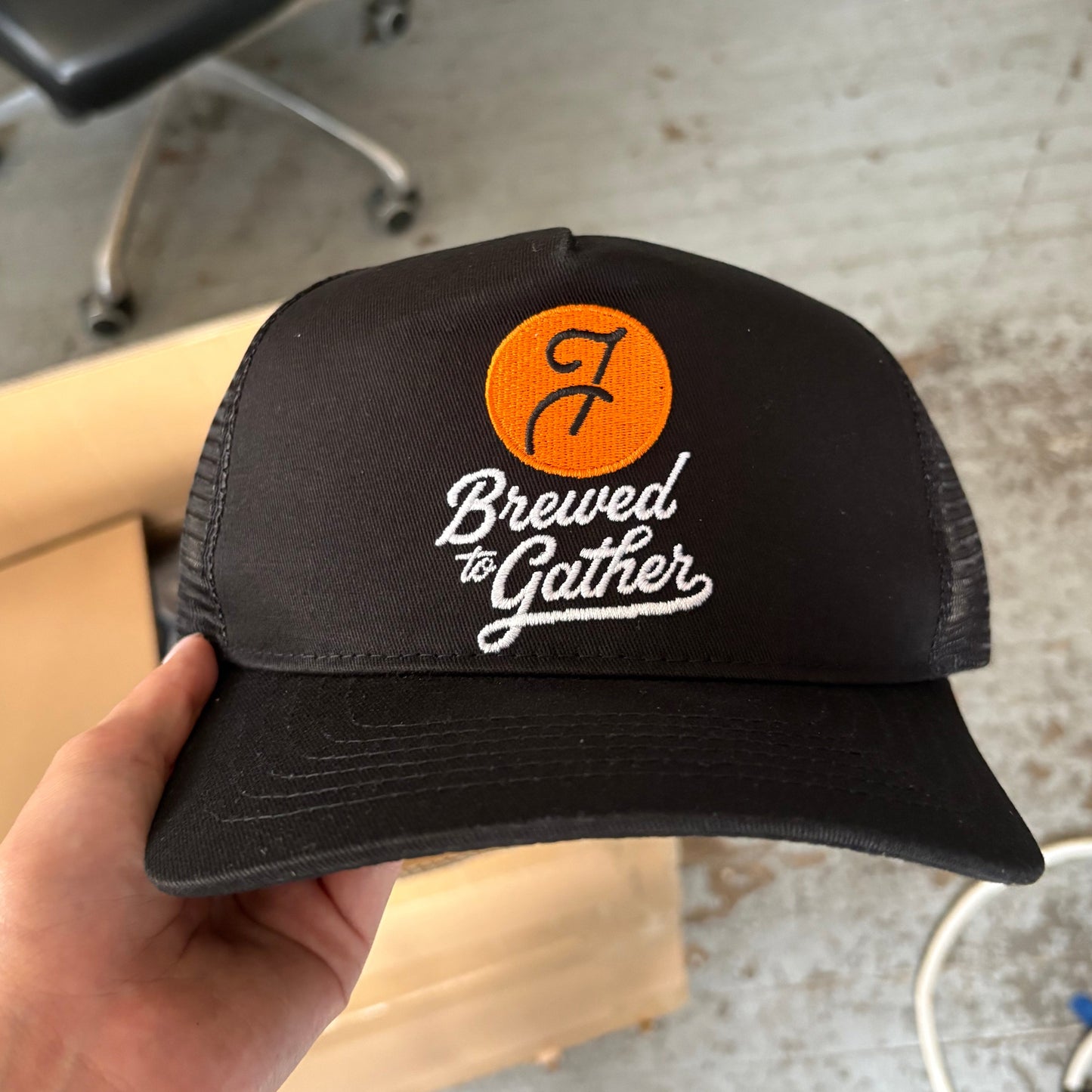 Black Trucker Hat