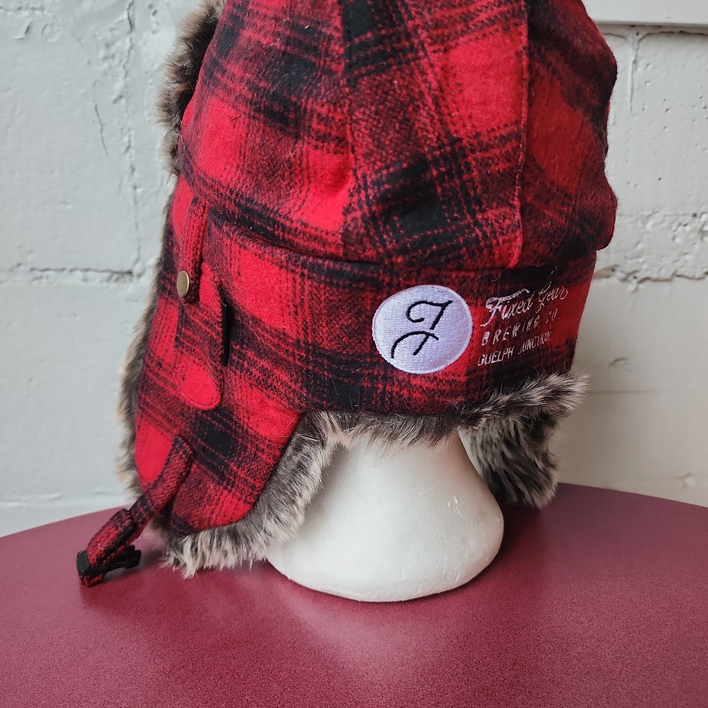 Plaid Aviator Hat