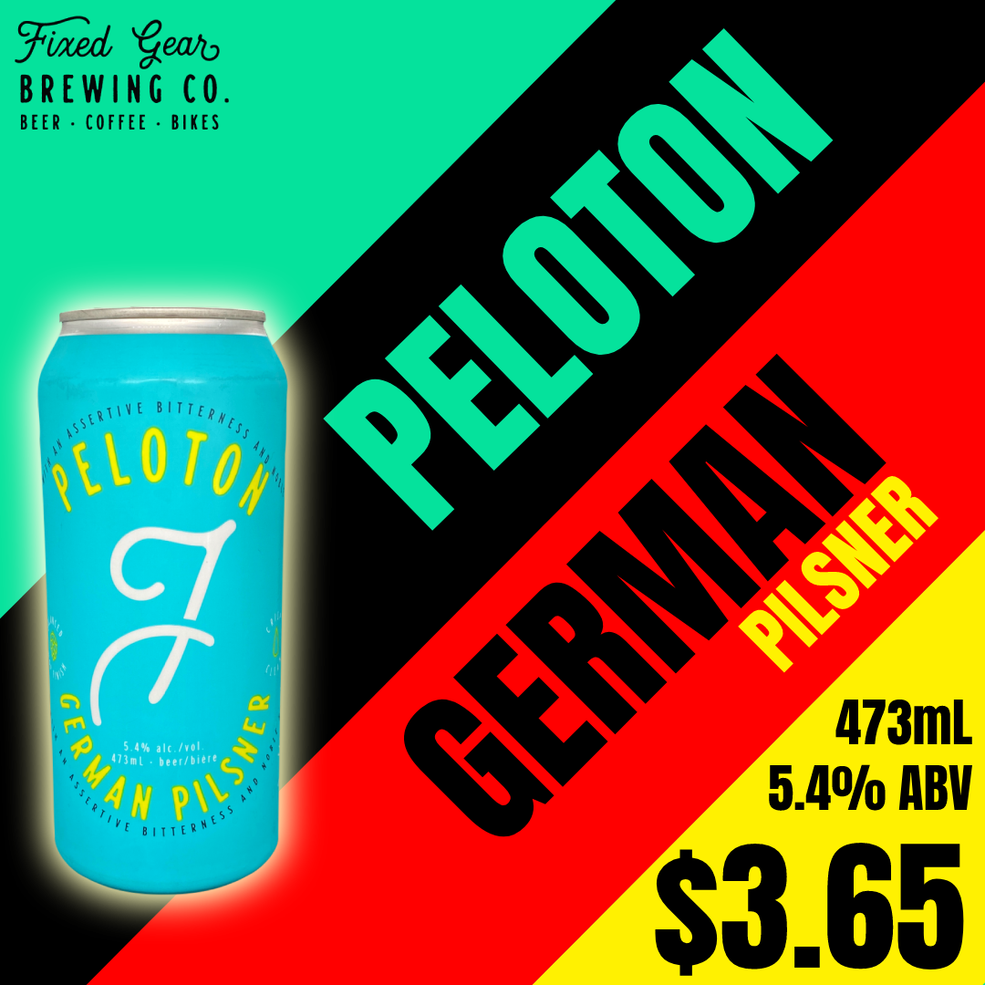 Peloton German Pilsner Fixed Gear Brewing Company