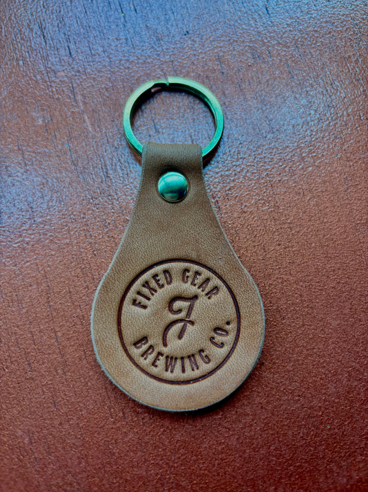 Leather Lanyard- Circle