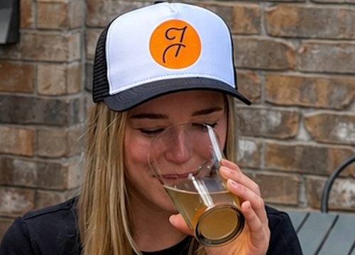 White and Black Trucker Hat