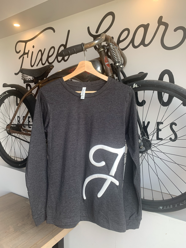 Long-sleeve Unisex Jersey Shirt - Charcoal Black Triblend